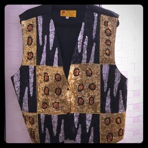 New No Tags JC Brand Unisex XXL Sequined Vest